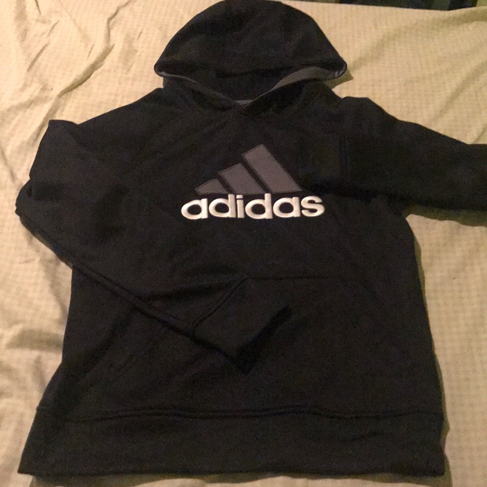 Adidas black hoodie Size small